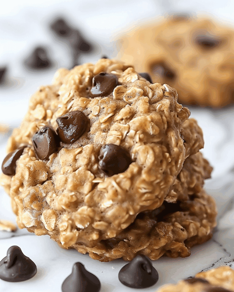 3 Ingredient Oatmeal Breakfast Cookies