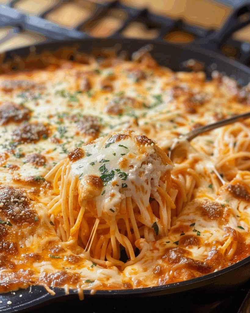 Baked Cream Cheese Spaghetti