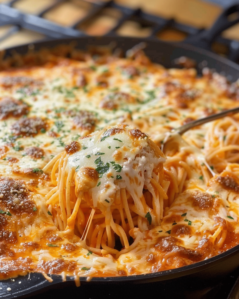 Baked Cream Cheese Spaghetti
