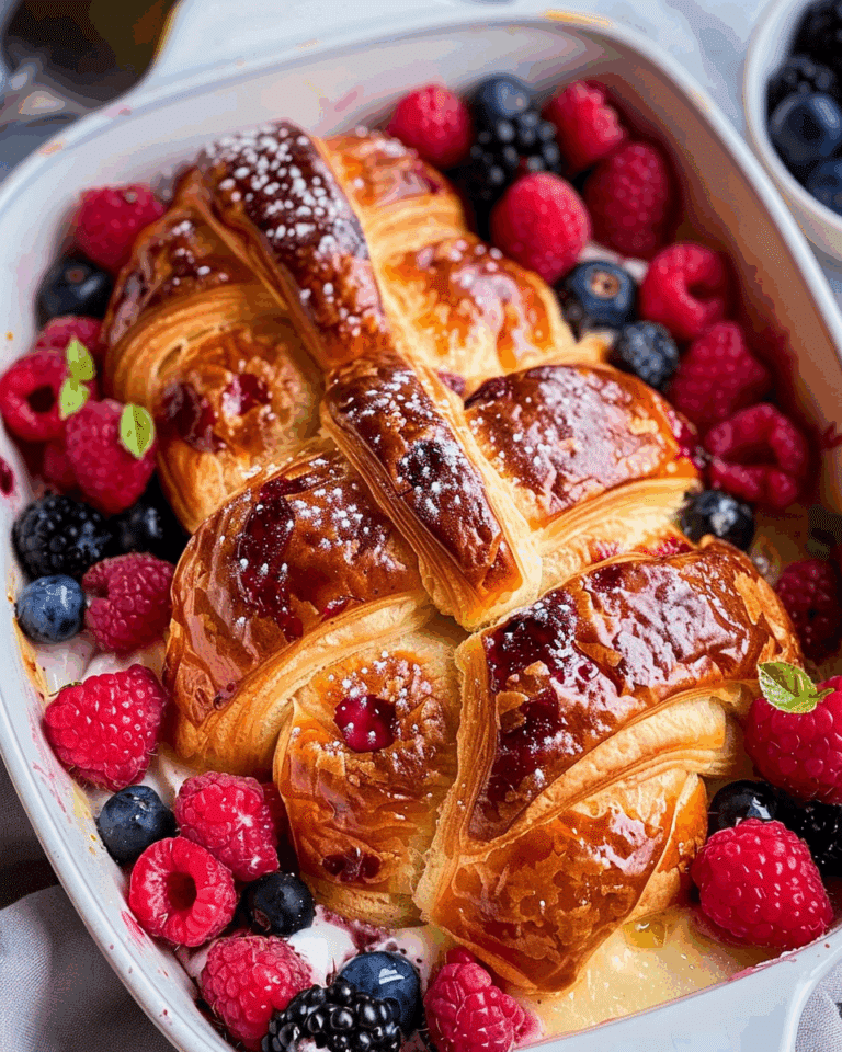 Berry Croissant Bake