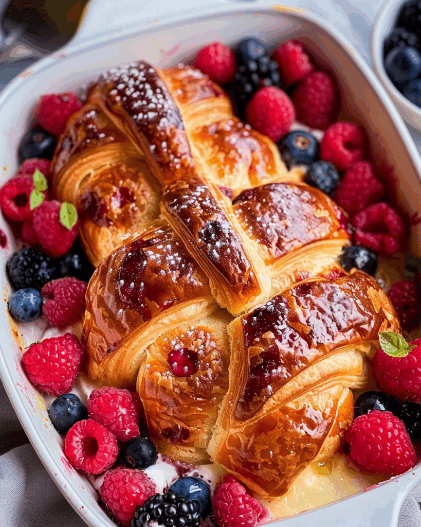 Berry Croissant Bake