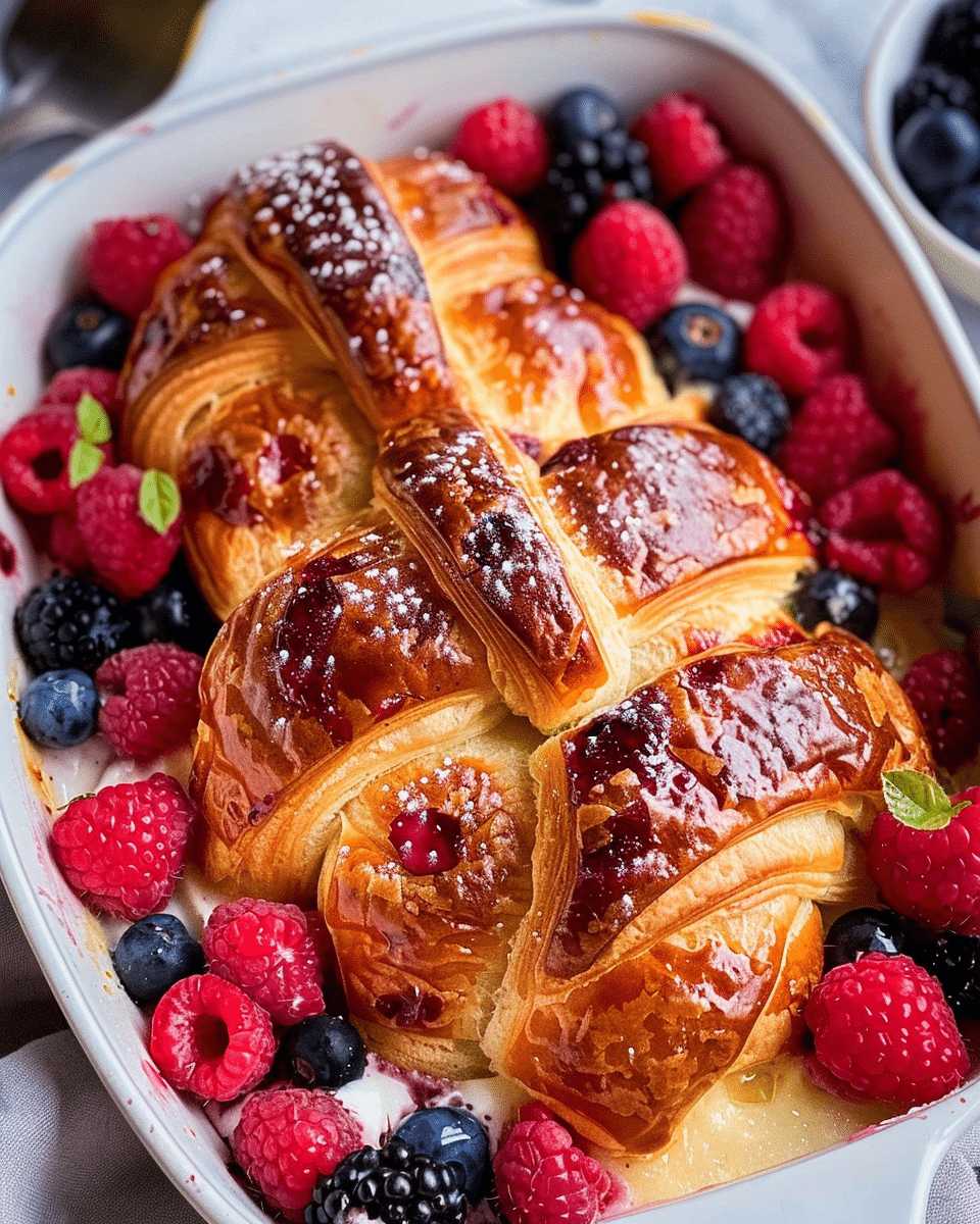 Berry Croissant Bake