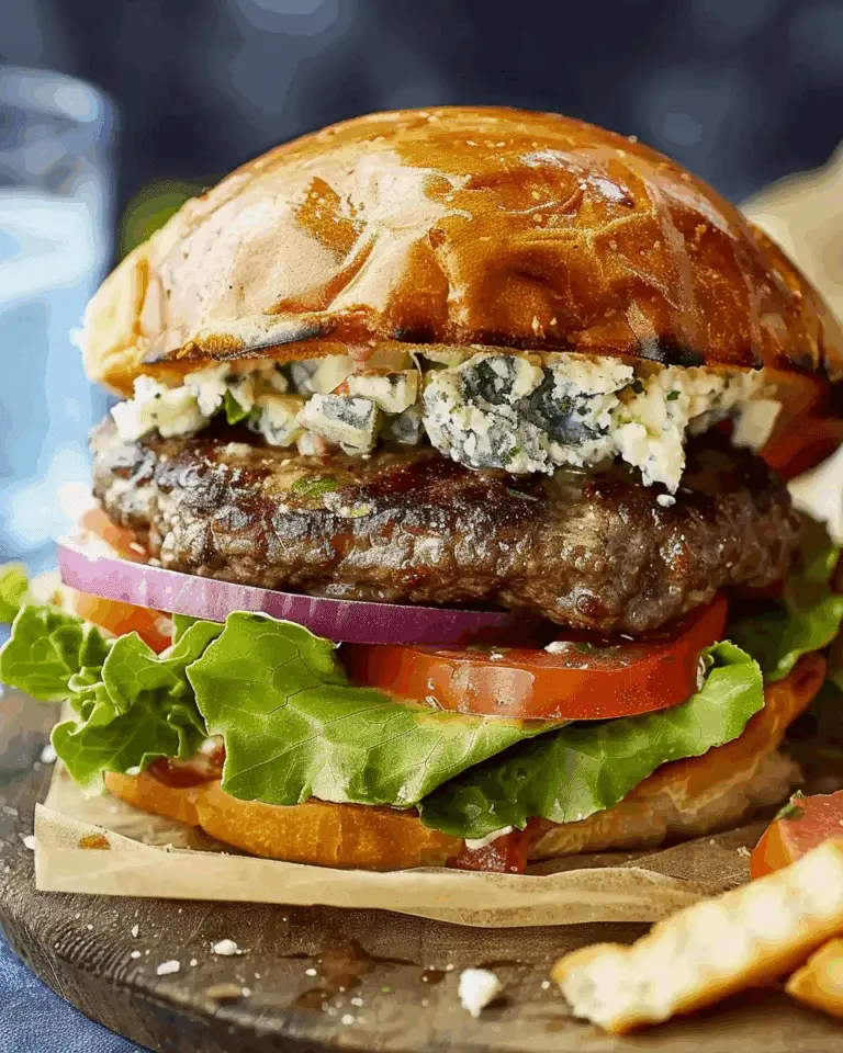 Blue Cheese Burgers
