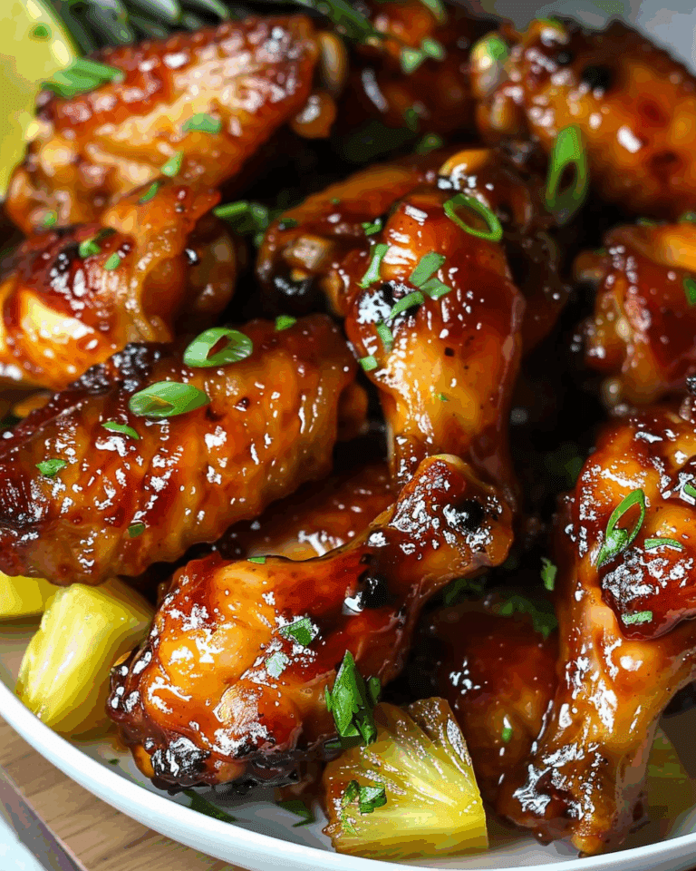 Brown Sugar Pineapple Wings