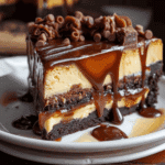 Caramel Brownie Cheesecake