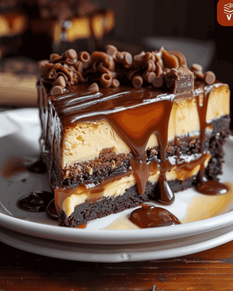 Caramel Brownie Cheesecake