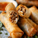 Cheeseburger Spring Rolls