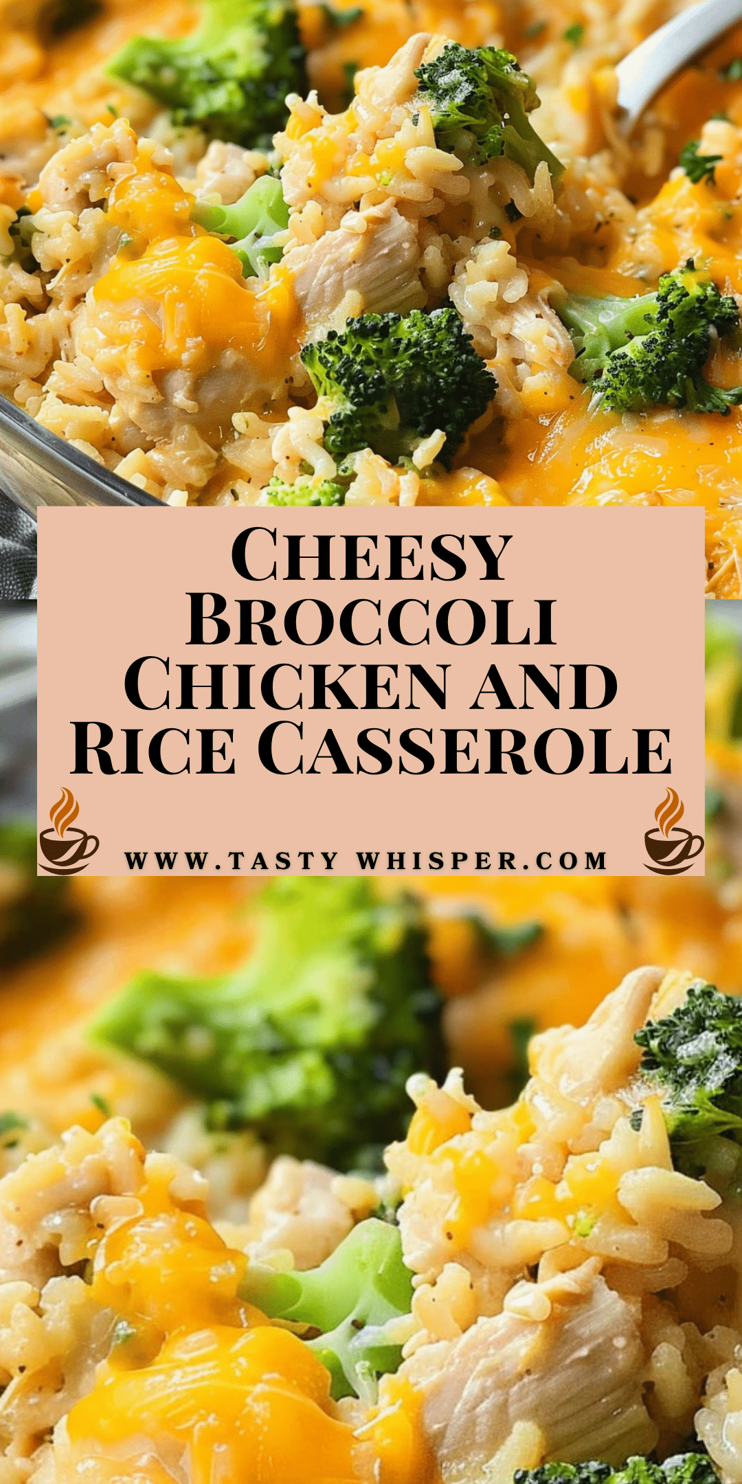 Cheesy Broccoli Chicken And Rice Casserole Tasty Whisper
