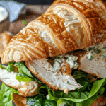 Chicken Caesar Croissant Sandwich