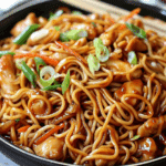 Chicken Chow Mein with the Best Chow Mein Sauce