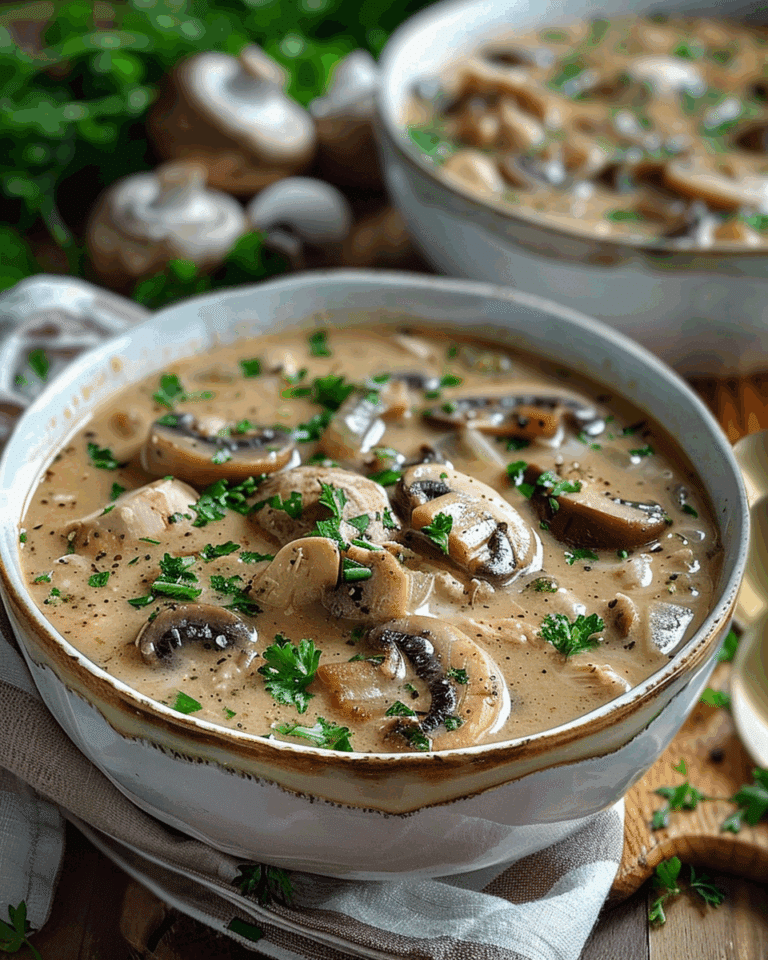 Rotisserie Chicken Mushroom Soup