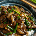 Chinese Beef and Onion Stir Fry