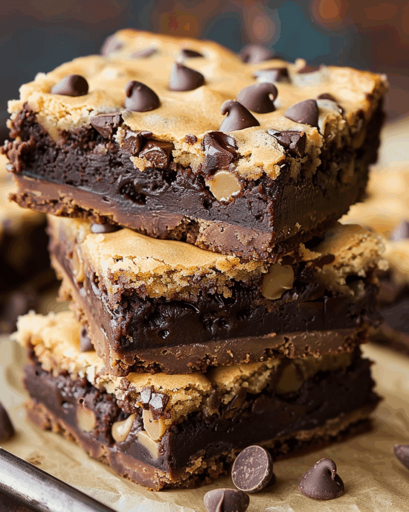 Chocolate Chip Cookie Brownies Recipe