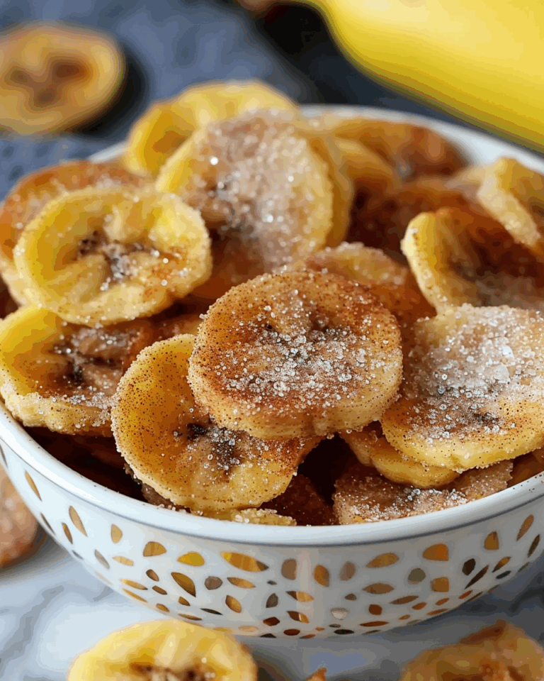 Cinnamon-Sugar Air Fryer Banana Chips