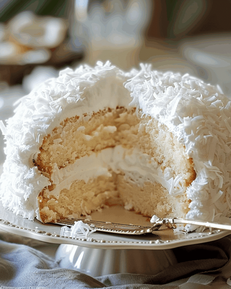 Coconut Cloud Cake
