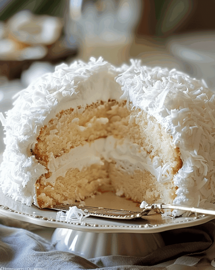 Coconut Cloud Cake