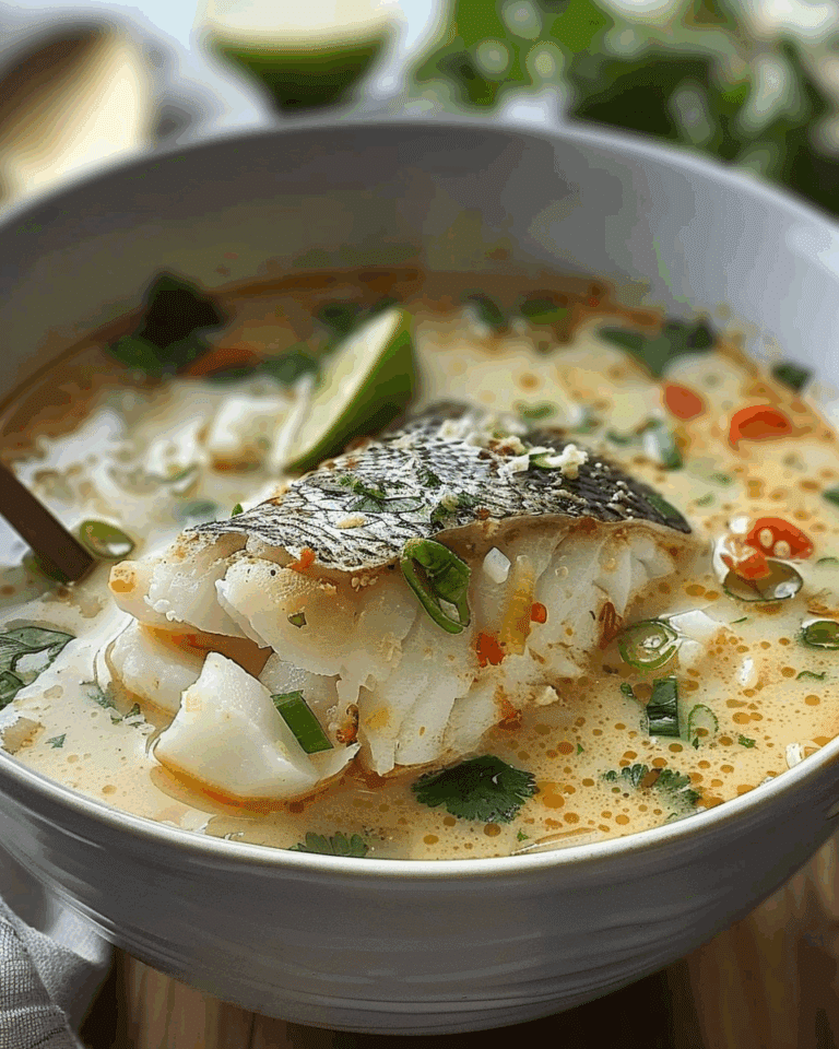 Coconut Lime Fish Soup