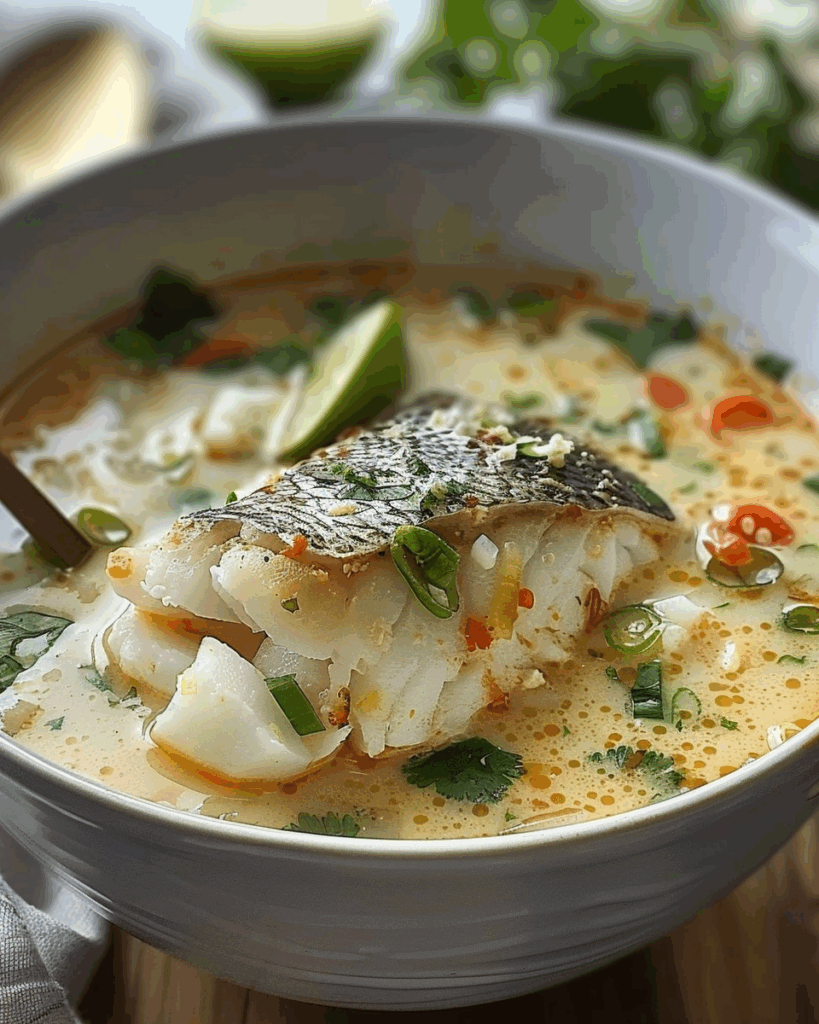 Coconut Lime Fish Soup