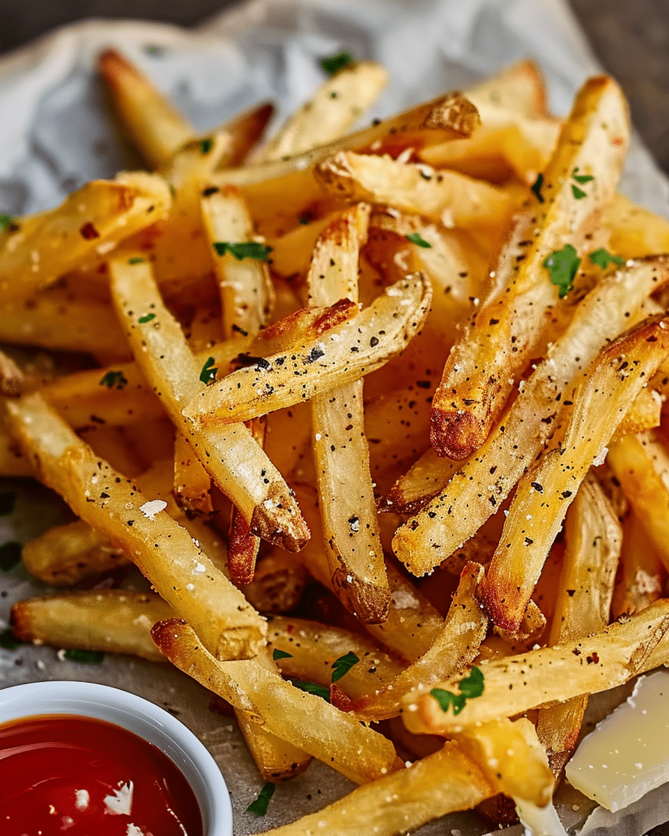 Crispy Air Fryer Seasoned French Fries