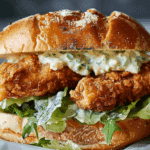 Crispy Chicken Caesar Sandwich