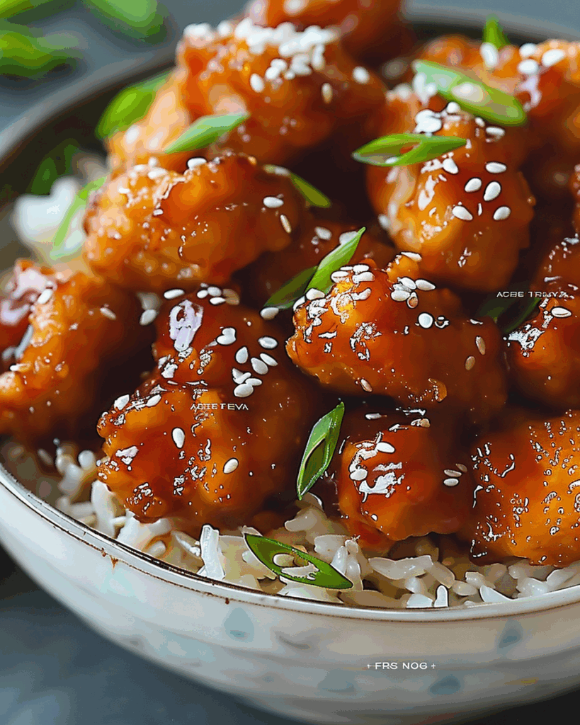 Crispy Chinese Honey Garlic Chicken