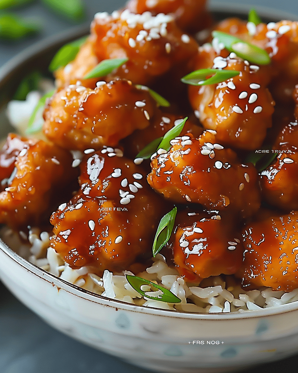 Crispy Chinese Honey Garlic Chicken