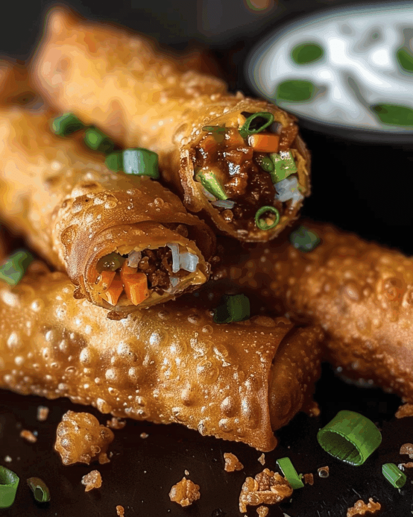 Easy Homemade Crispy Nacho Egg Rolls