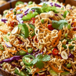 Crunchy Asian Ramen Noodle Salad
