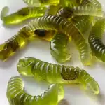 Dill Pickle Gummy Worms 4 Dill Pickle Gummy Worms