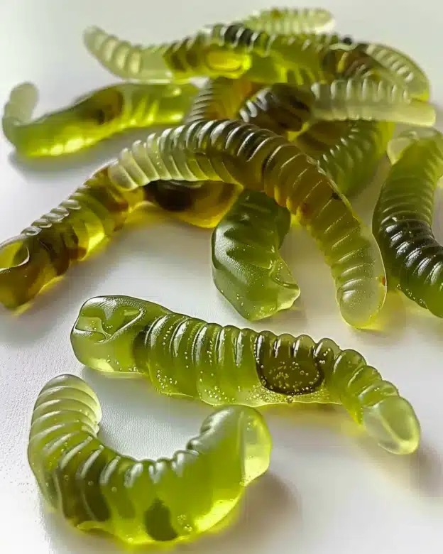 Dill Pickle Gummy Worms