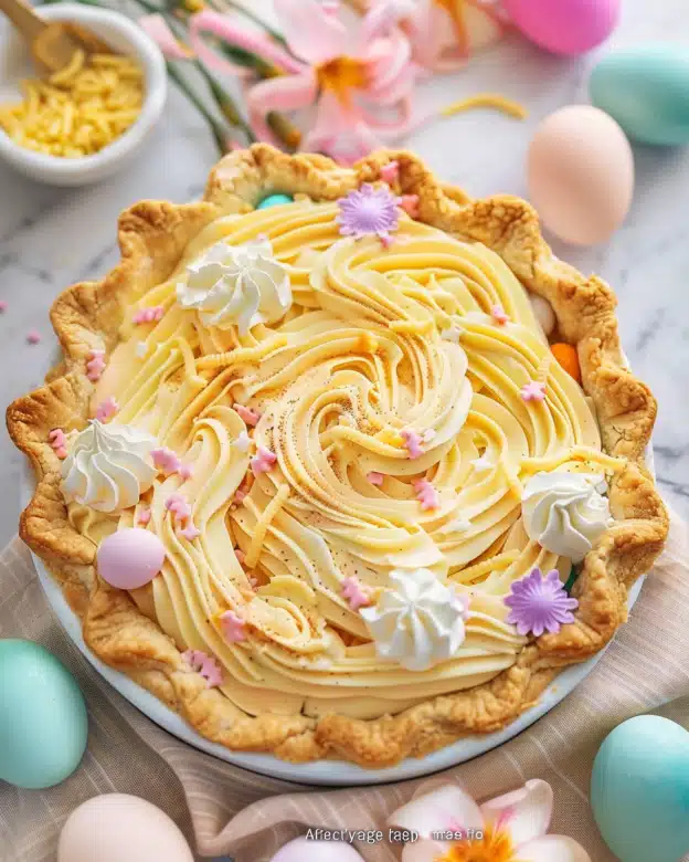 Easter Swirl Pie