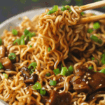 Easy Saucy Ramen Noodles