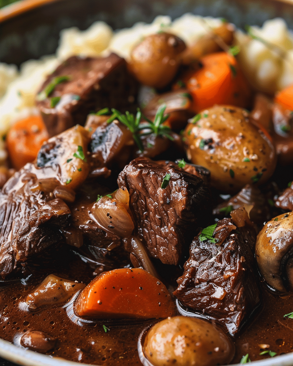 French Beef Bourguignon
