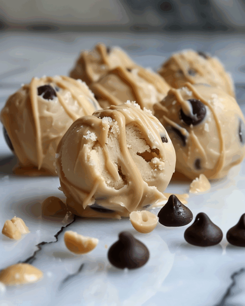 Frozen Greek Yogurt Peanut Butter Bites