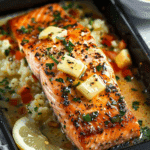 Garlic Butter Baked Salmon
