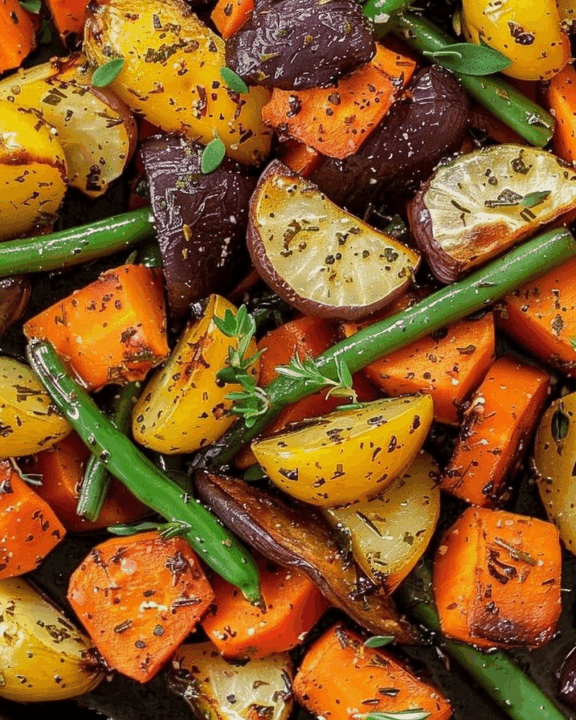 Garlic Herb Roasted Veggies