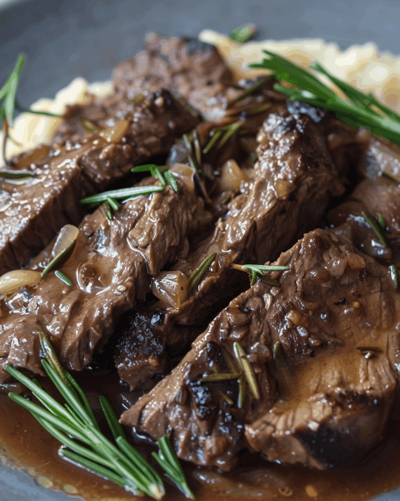 Garlic and Rosemary Beef