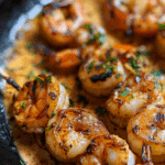 Grilled Shrimp Skewers with Garlic Butter Sauce