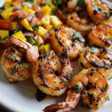 Grilled Shrimp with Mango Salsa-image