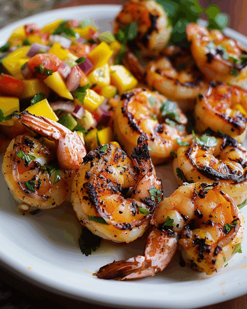 Grilled Shrimp with Mango Salsa