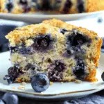 Healthy Yogurt Oat Blueberry Breakfast Cake
