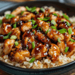 Honey BBQ Chicken Rice