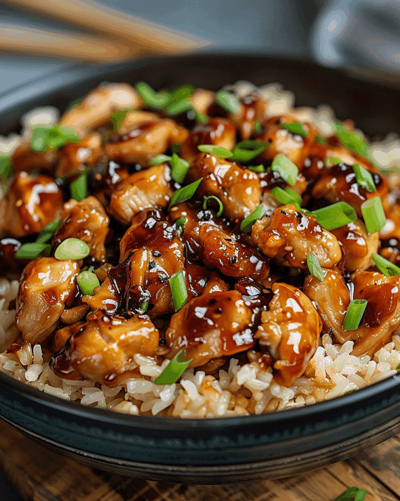 Honey BBQ Chicken Rice