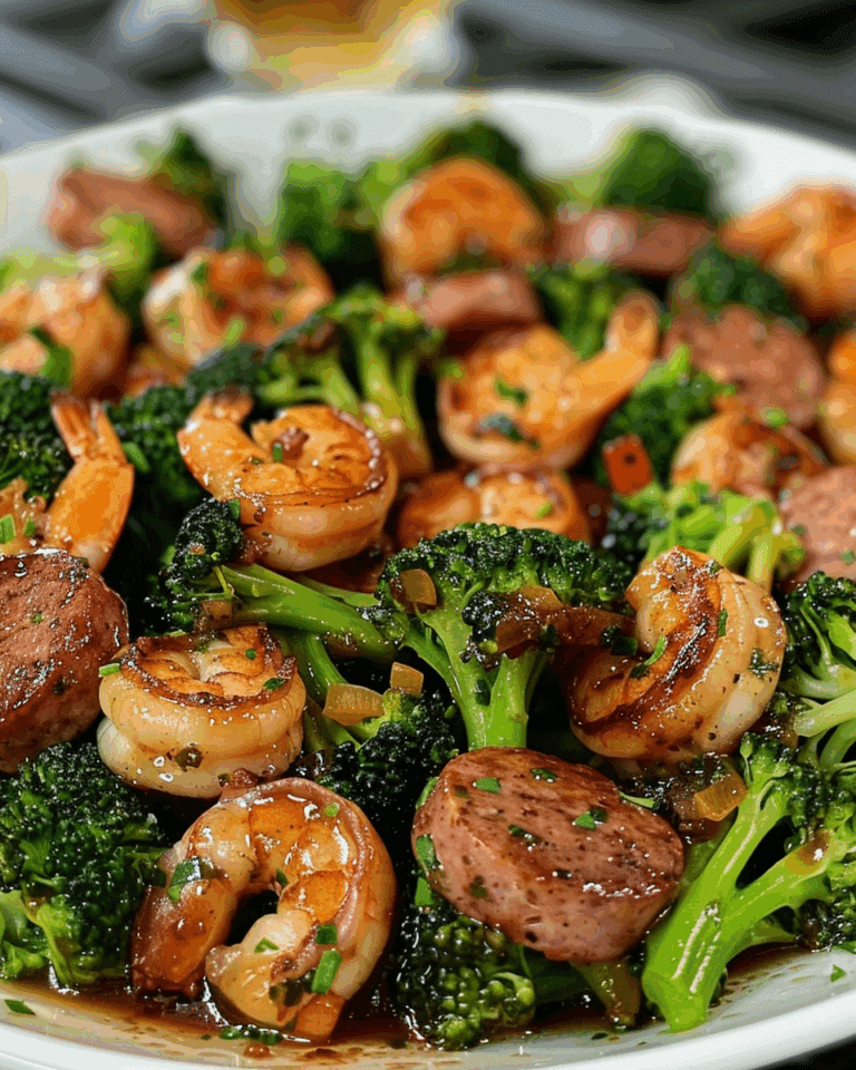 Honey Garlic Shrimp and Broccoli