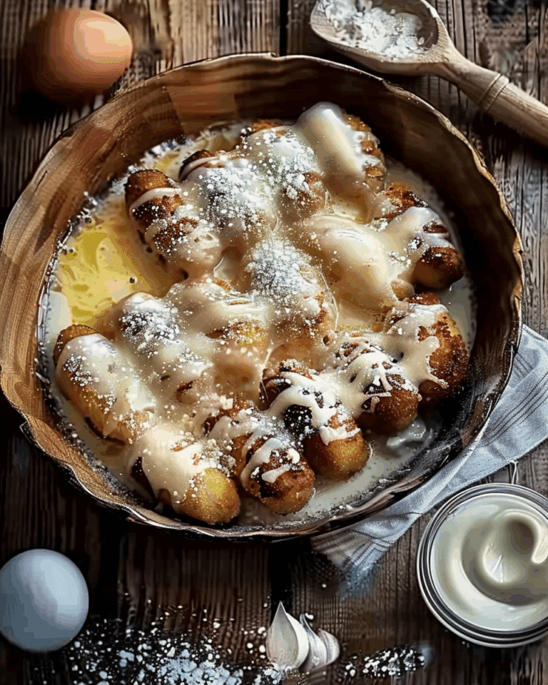 Hearty Meatballs with Cheddar Cheese, Vegetables, and Savory Sauce