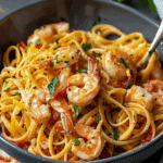 Jamaican Shrimp Pasta