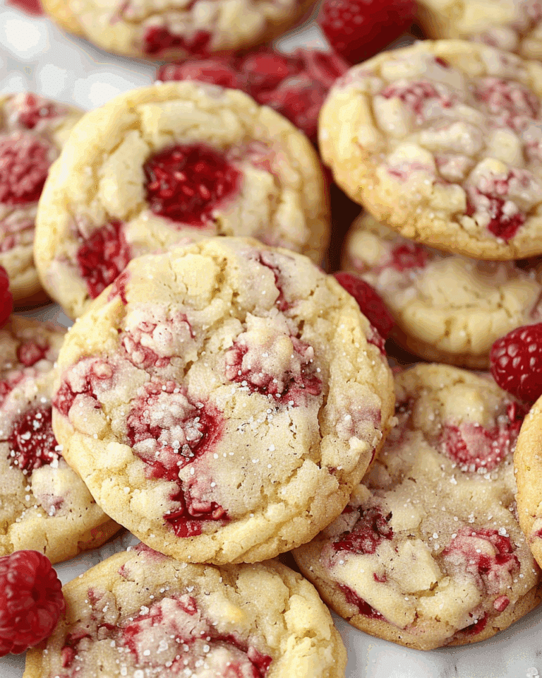 Lemon Raspberry Cookies