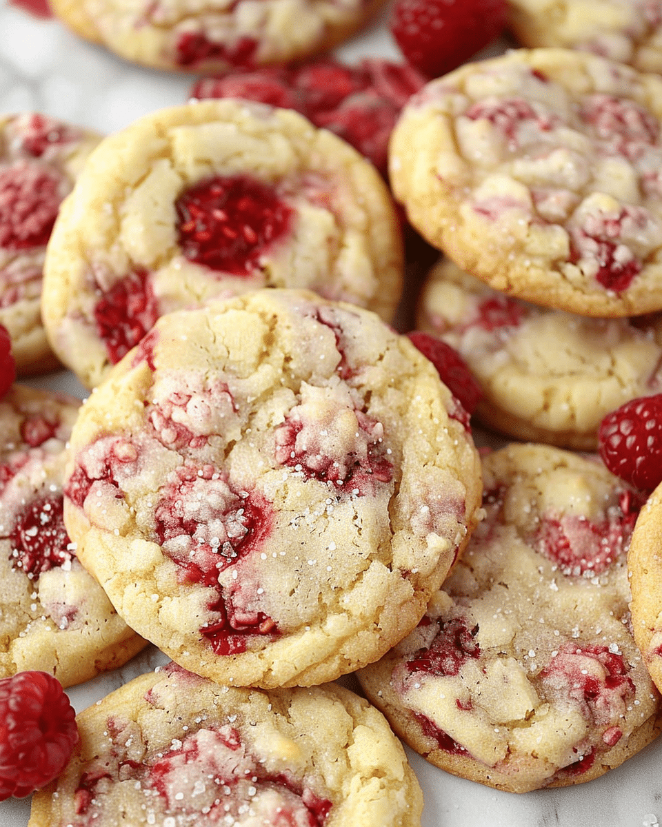 Lemon Raspberry Cookies