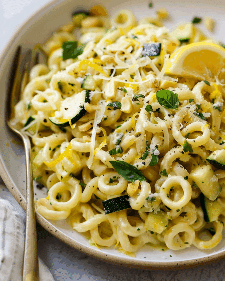 Lemon Zucchini Pasta