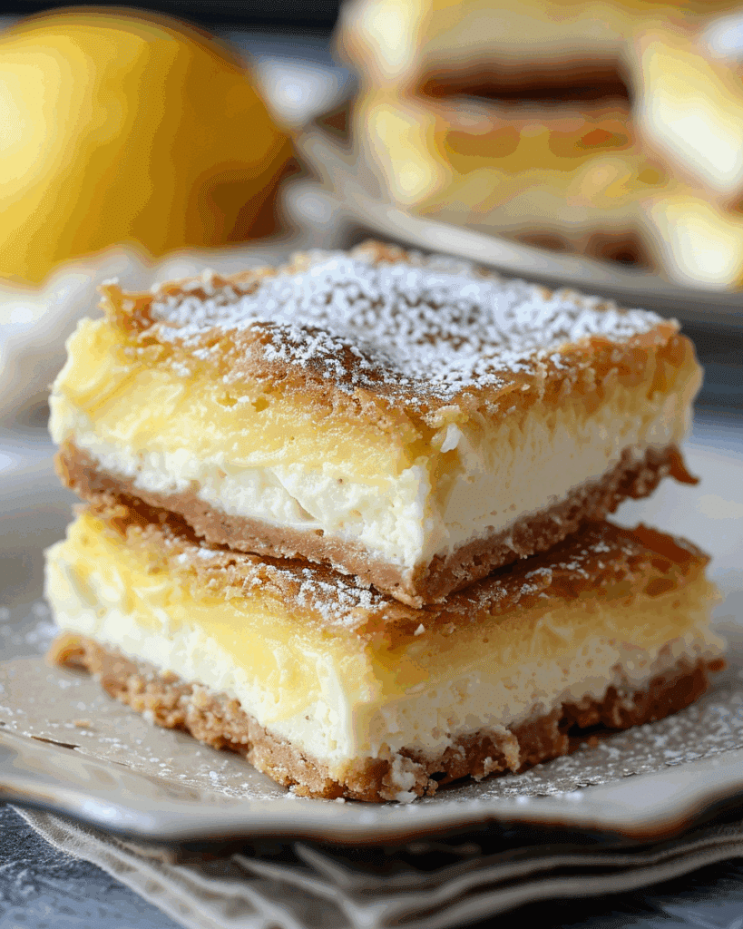 Lemony Cream Cheese Dessert Bars